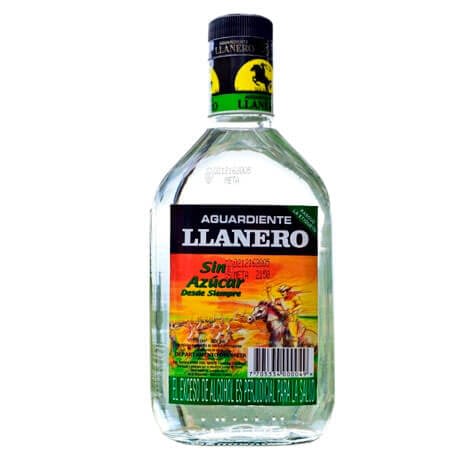 Aguardiente Llanero Media Botella x 375ml