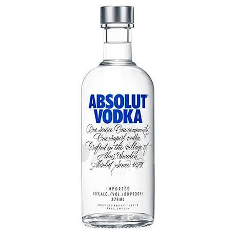 Vodka Absolut Media Botella x 375ml