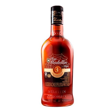 Ron Medellín Añejo 3 Años Botella x 750ml