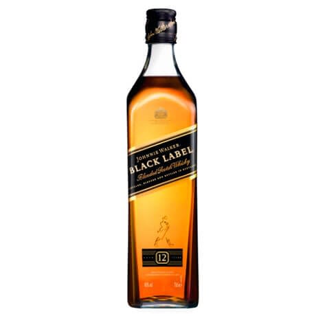 Whisky Sello Negro Johnnie Walker 12 Años Botella x 700ml