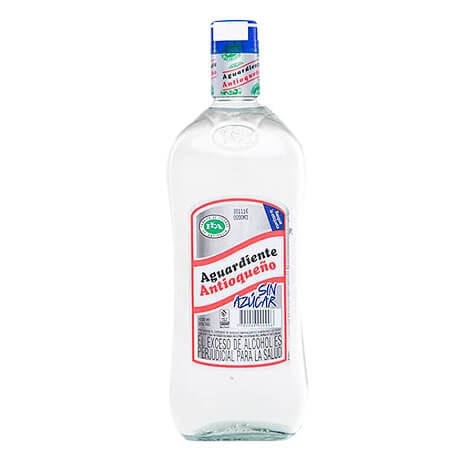 Aguardiente Antioqueño sin Azúcar Botella Litro x 1000ml