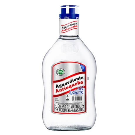 Aguardiente Antioqueño sin Azúcar Media Botella x 375ml