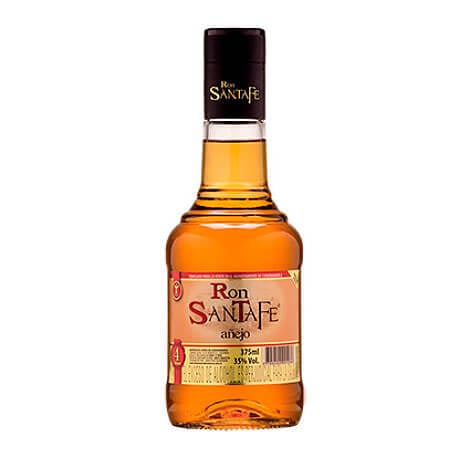 Ron Añejo Santafe Media Botella x 375ml